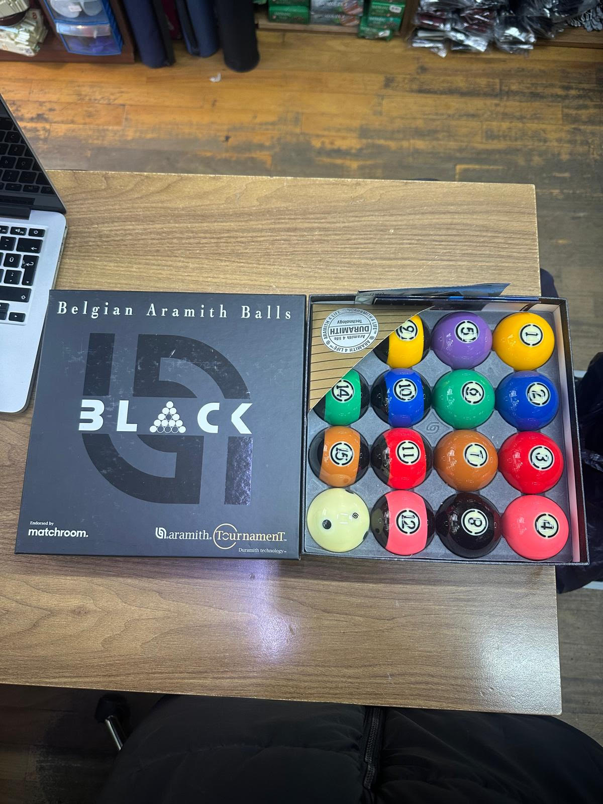 Black - Profesyonel Turnuva Amerikan Bilardo Topu